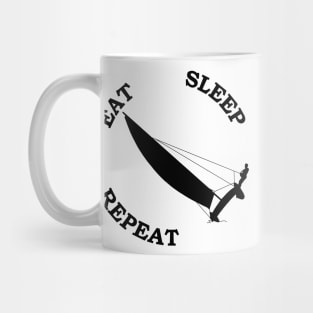 Eat Sleep Sail Repeat Mug